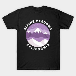 Alpine Meadows Ski Snowboard Mountain California Yosemite - Travel T-Shirt